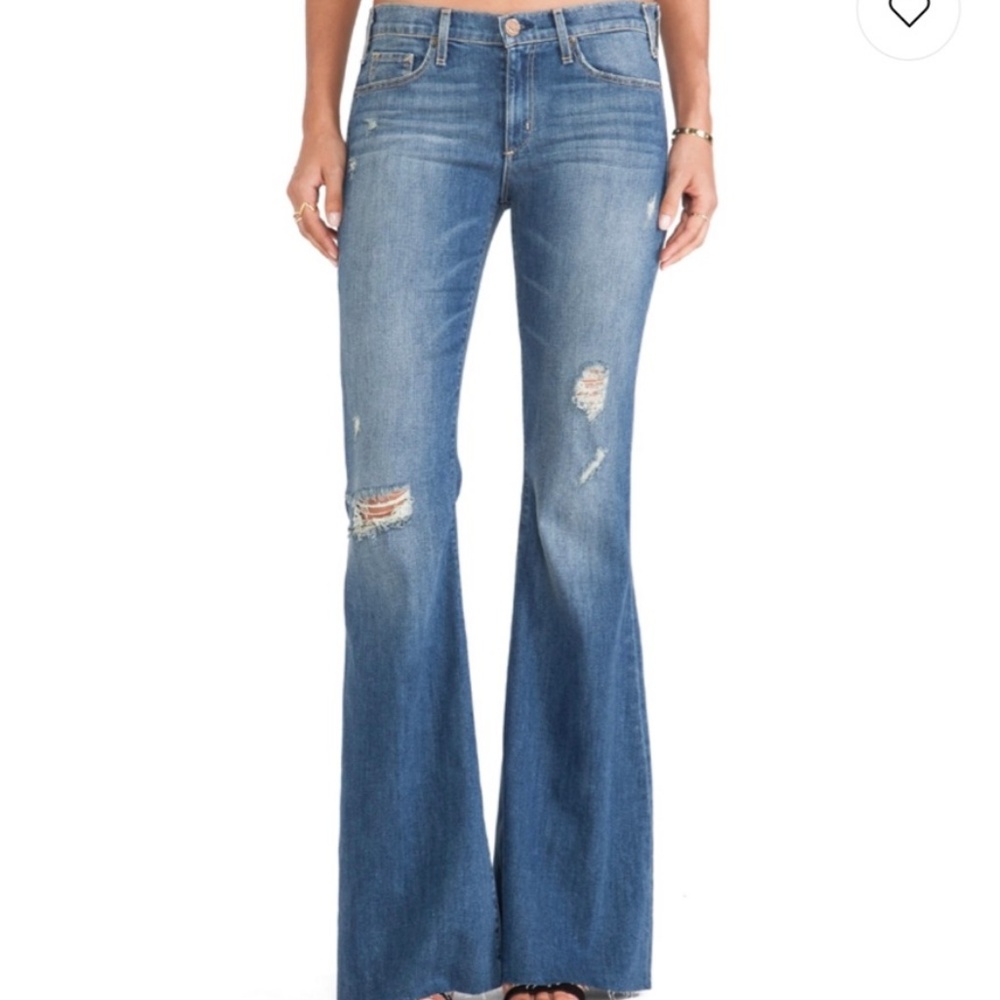 McGuire Majorelle Destroyed Flare Jeans W24xL36